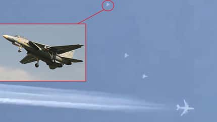 Putins Flugzeug-Eskorte mit F-14 aus dem Iran