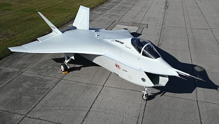 Boeing X-32A von schräg oben