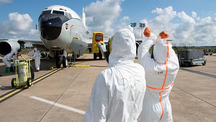 WC-135R Messung Radioaktivität