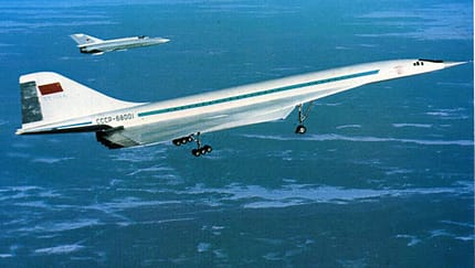 Tupolew Tu-144 im Flug