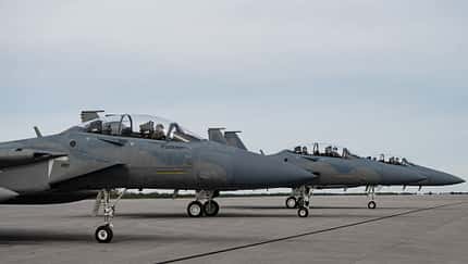 F-15EX Eglin nebeneinander