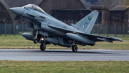 Eurofighter Saudi-Arabien Landung