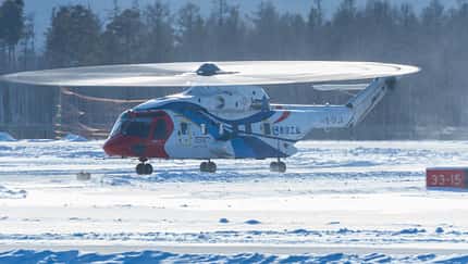 China-Großhubschrauber AC313A in der Kälte