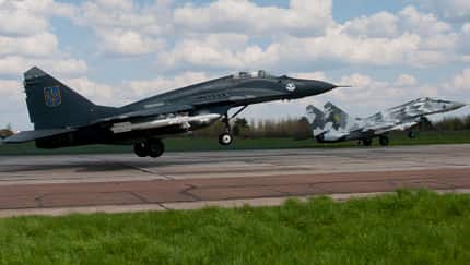 Mikojan MiG-29 Ukraine Doppelstart