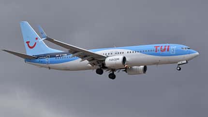 Boeing 737-800 TUI im Landeanflug