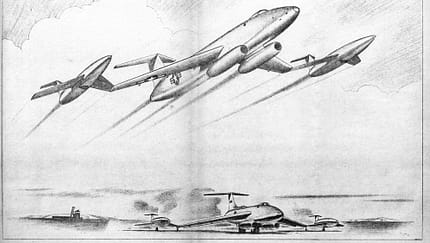 Zeichnung Martin XB-51 mit Matador