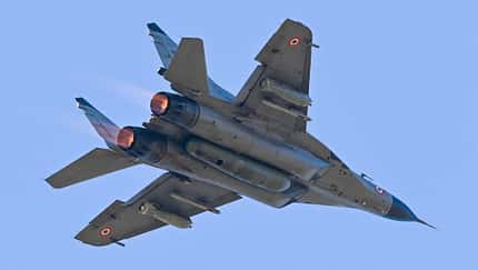 Mikojan MiG-29 Indien Triebwerke Nachbrenner