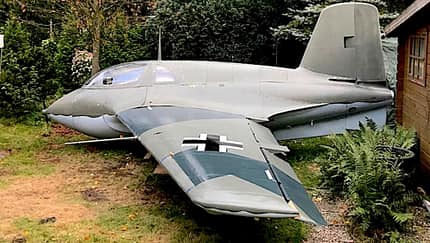 Neuer Leicht-Nachbau einer Me-163.