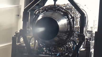 Türkisches Triebwerk TF6000, erster Testlauf.