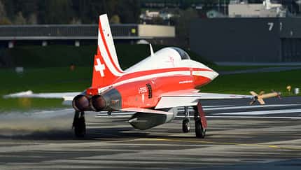 F-5E Tiger Start mit Nachbrenner