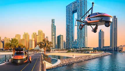 PAL-V hat für sein fliegendes Auto Liberty einen Vertrag mit Aviterra in Dubai geschlossen.