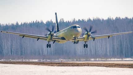 Erstflug neue Iljuschin Il-114-300.