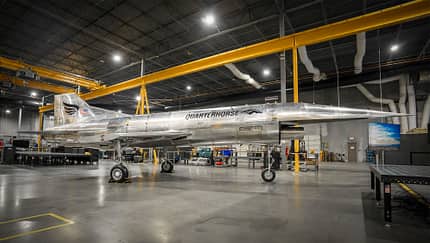 Hermeus Quarterhorse Mk 1 im Hangar