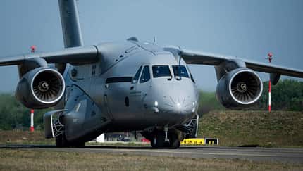Ungarns erste KC-390 in Kecskemét.