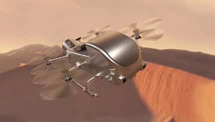 Mit einer Drohne zum Saturnmond Titan