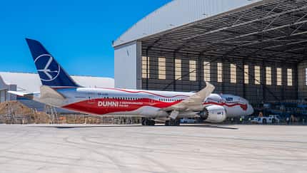 Erste Boeing 787 auf Malta im C-Check