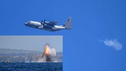 AC-130J Gunship greift Bootsflotte an