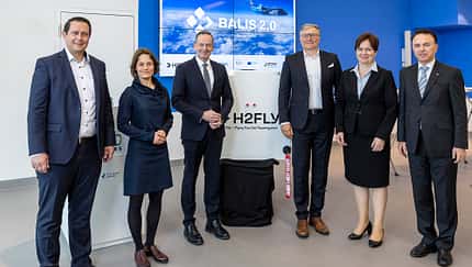 H2FLY will Brennstoffzellenantrieb für Regionalflugzeug weiterentwickeln