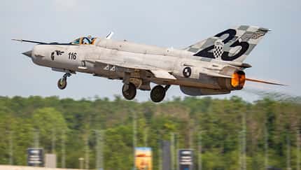 Europas letzte MiG-21 lassen es noch einmal krachen