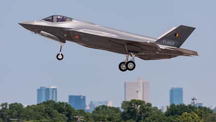 Belgiens erste F-35A, Jungfernflug