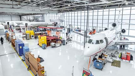 Weltweiter Service für Dassaults edle Falken