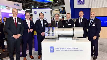 Triebwerkskooperation Rolls-Royce und ITP für Wingman-Triebwerk.