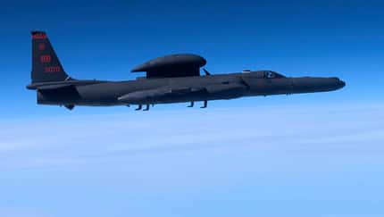 U-2 Dragon Lady im Flug in 21.000 Metern Höhe