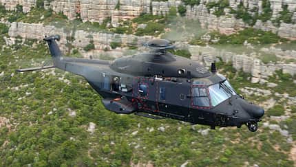 Erster NH90 Standard 2 im Flug