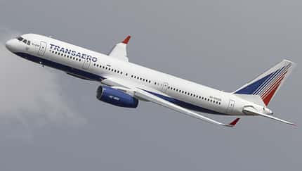 Tupolew Tu-214 von Transaero aus Russland