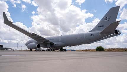 Neuer Tanker für Europa: die achte A330MRTT.