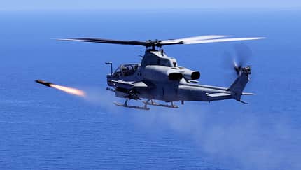 AH-1Z US Marine Corps Abschuss AGM-179-Flugkörper