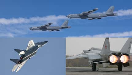 Boeing B-52H aus Barkdsdale über Europa, 2024.