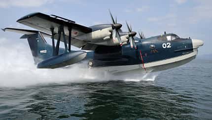 Auf Wasser startende Shin Maywa US-2