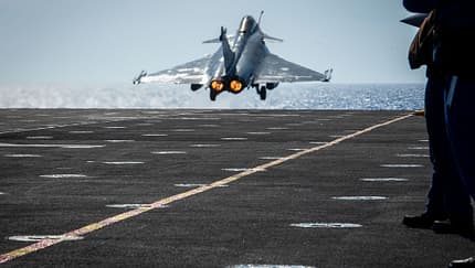 Alltag auf dem französischen Flugzeugträger Charles de Gaulle