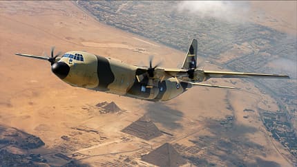 C-130J Computerbild Hercules für ägyptische Luftwaffe