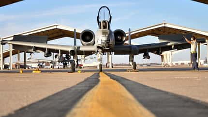 A-10 Thunderbolt von vorne