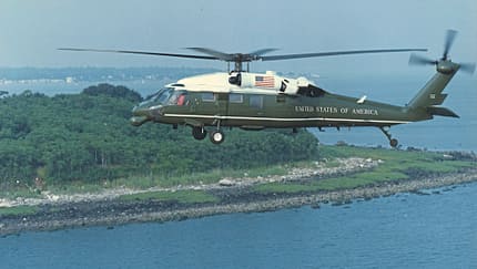 Trump muss mit Auto statt Hubschrauber zum Flughafen