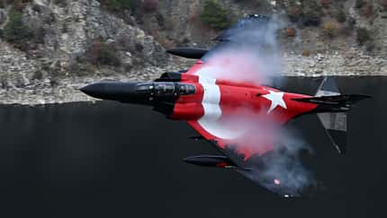 F-4 Phantom Türkei im Tiefflug