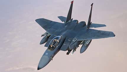 F-15E Strike Eagle in der Luft