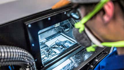 Metallbauteile aus dem Drucker für die Luftfahrt