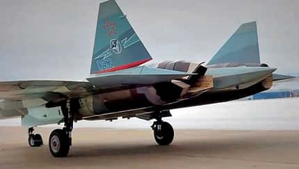 Neue Stealth-Schubdüse für die Suchoi Su-57.