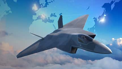 Global Combat Aircraft Computergrafik