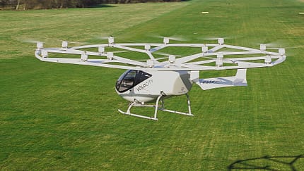 Volocopter's VoloCity Aircraft Flying in Bruchsal