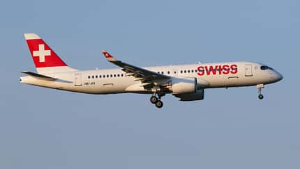 Airbus A220-300 der Swiss.