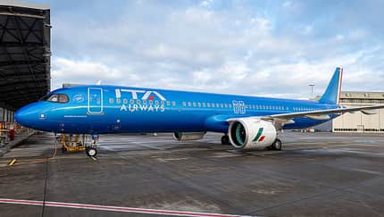 Airbus A320 von ITA Airways.