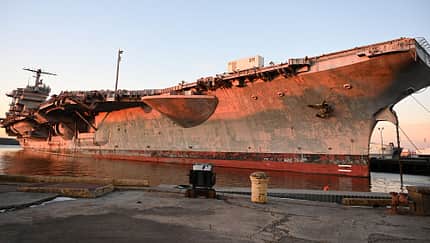 Eingelagerte USS John F. Kennedy