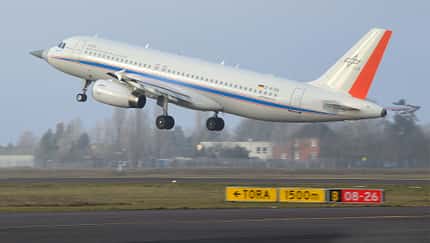 Airbus A320 ATRA Radar-Testbed beim Start