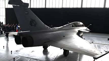 Die erste Dassault Rafale für die Vereinigten Arabischen Emirate.