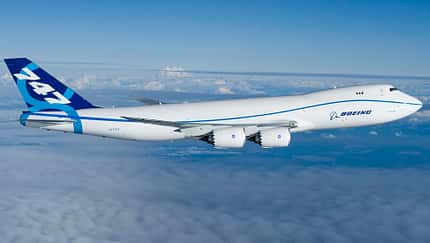 Jumbo Jet im Flug