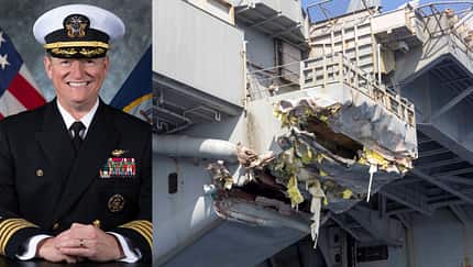 Captain Dave Snowden, Kapitän des Flugzeugträgers USS Truman, ist seinen Job los.